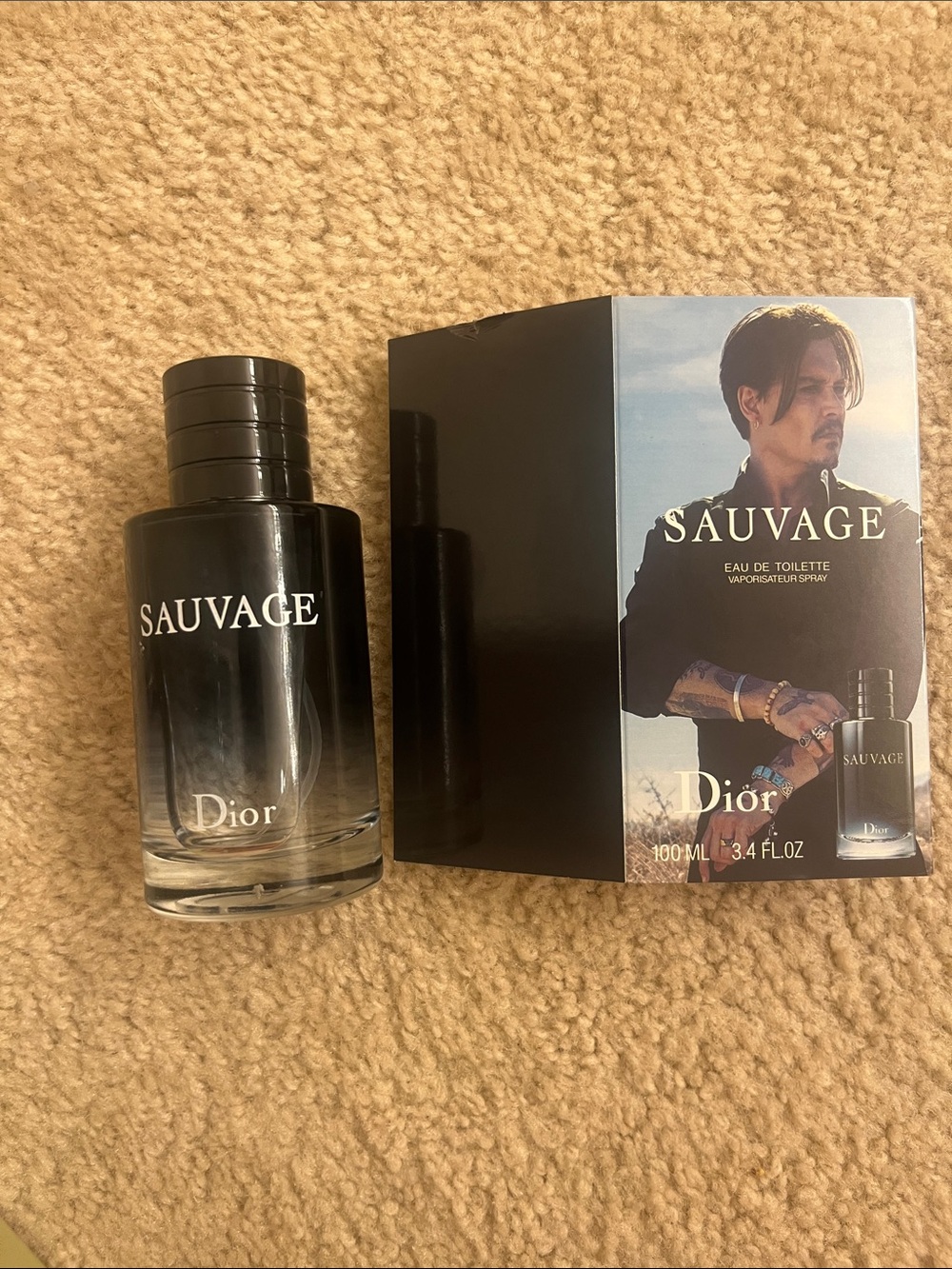 Dior Sauvage Black Gradient Bottle with Box